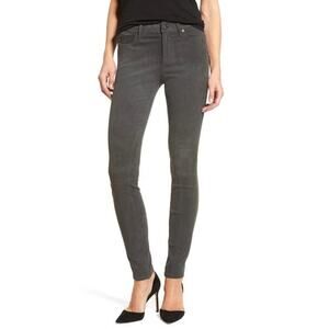 AG Adriano Goldschmied The Legging Super Skinny Lamb Leather Suede Pants 24 NEW